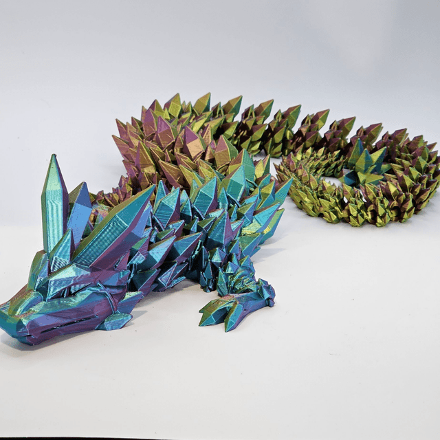 Cinderwing Crystal Dragon - Extra Large Version 