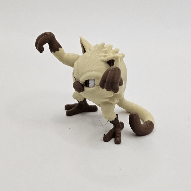 Mankey Pokeball With Stand and Character