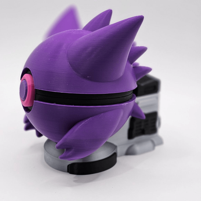 Gengar Pokeball With Stand and Gengar Character