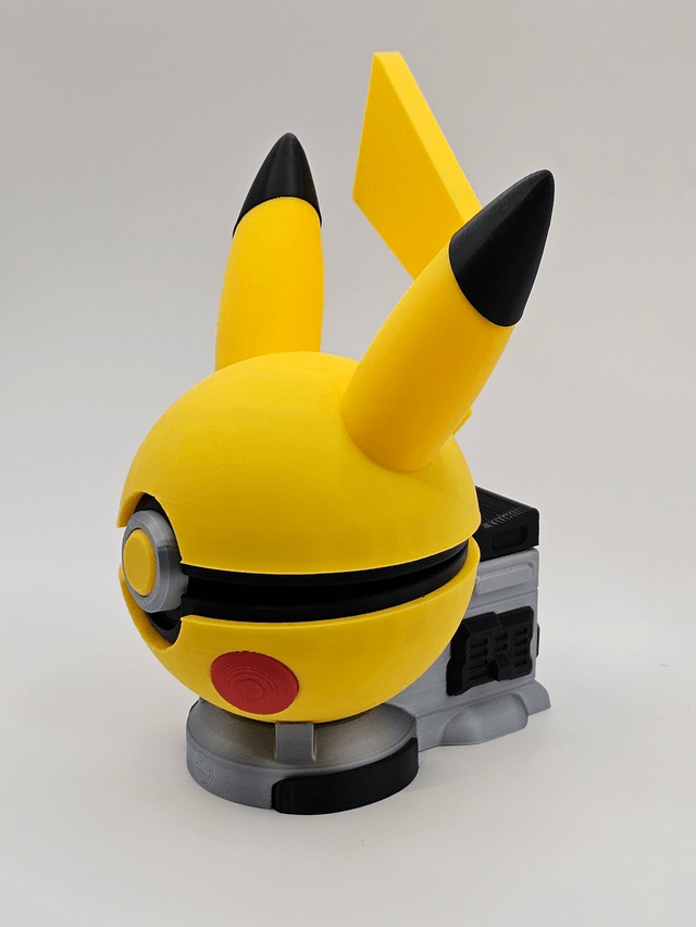 Pikachu Pokeball With Stand and  Character