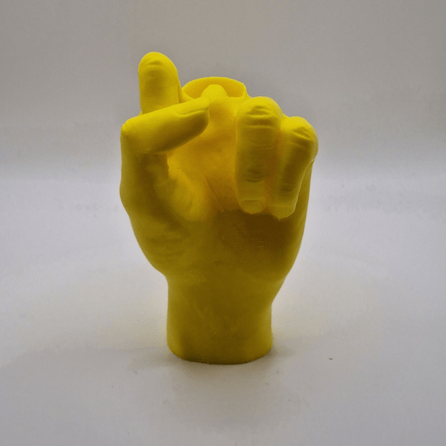 Collapsing Middle Finger