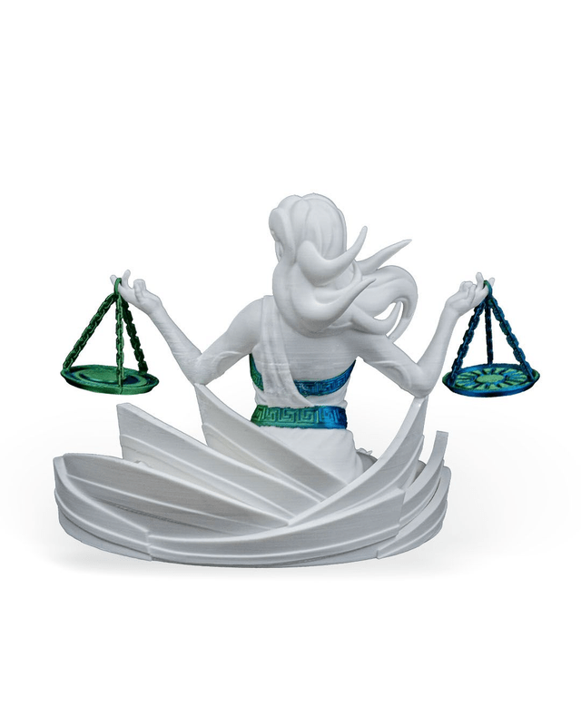 Libra Zodiac 3D Printed Statue
