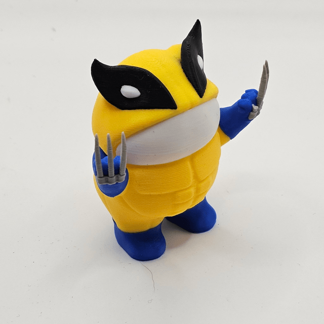 Frog in wolverine Costume