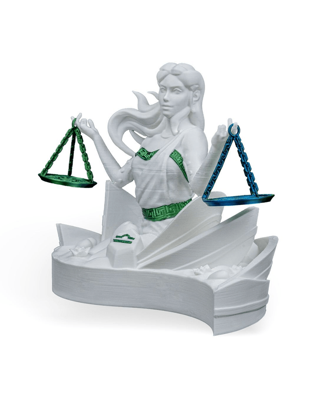 Libra Zodiac 3D Printed Statue