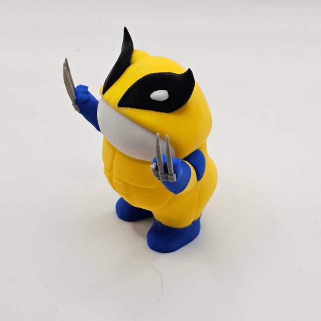 Frog in wolverine Costume