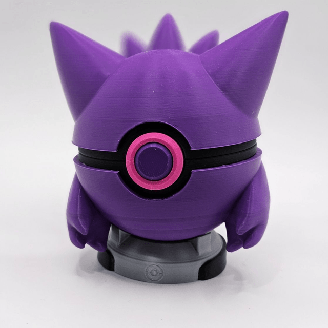 Gengar Pokeball With Stand and Gengar Character
