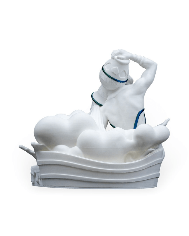 Aquarius Zodiac 3D Printed Statue