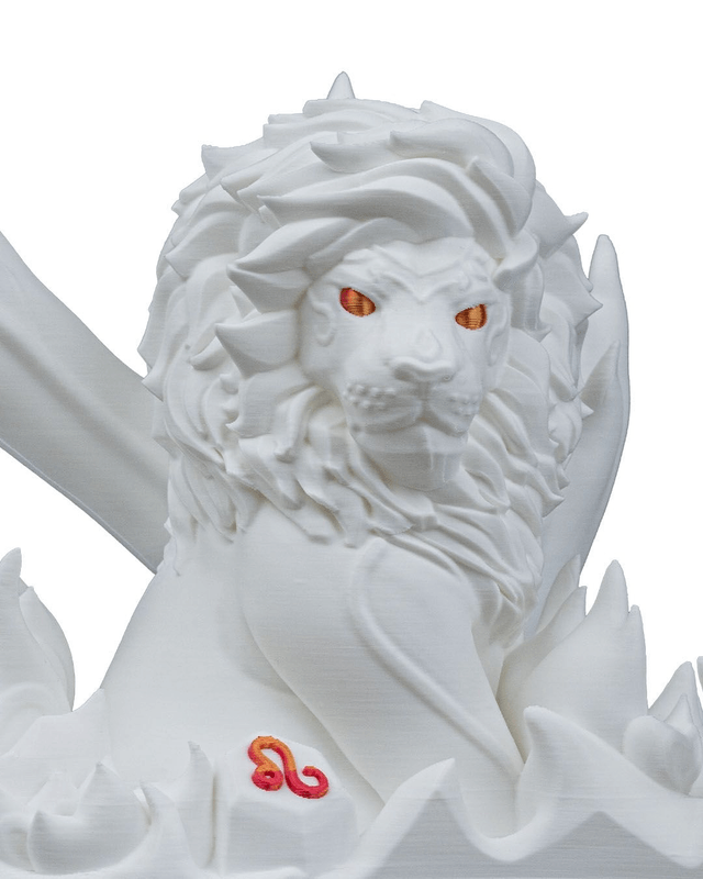 LEO Zodiac 3D Printed Statue