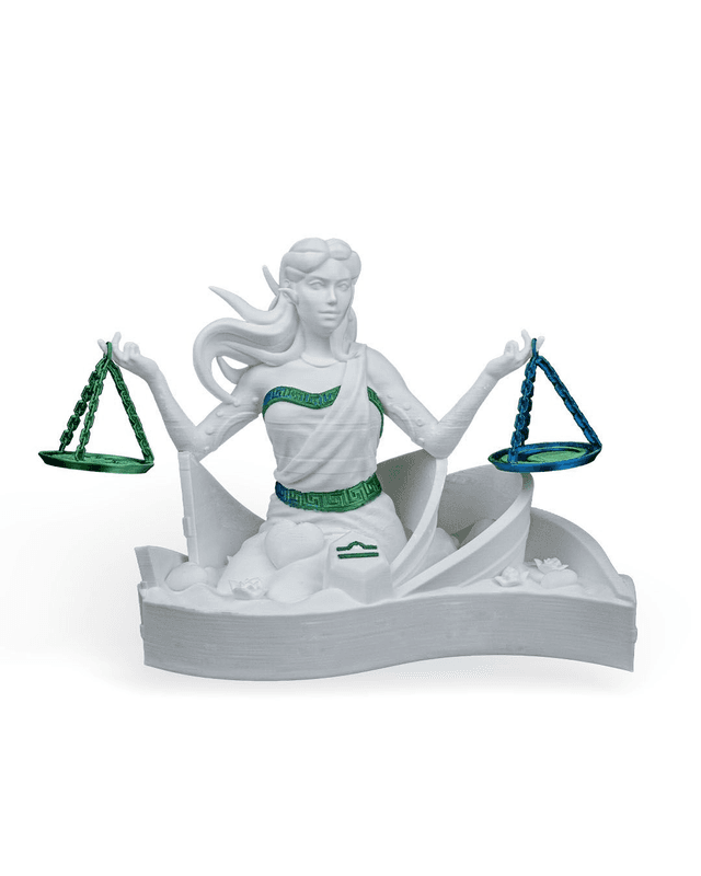 Libra Zodiac 3D Printed Statue